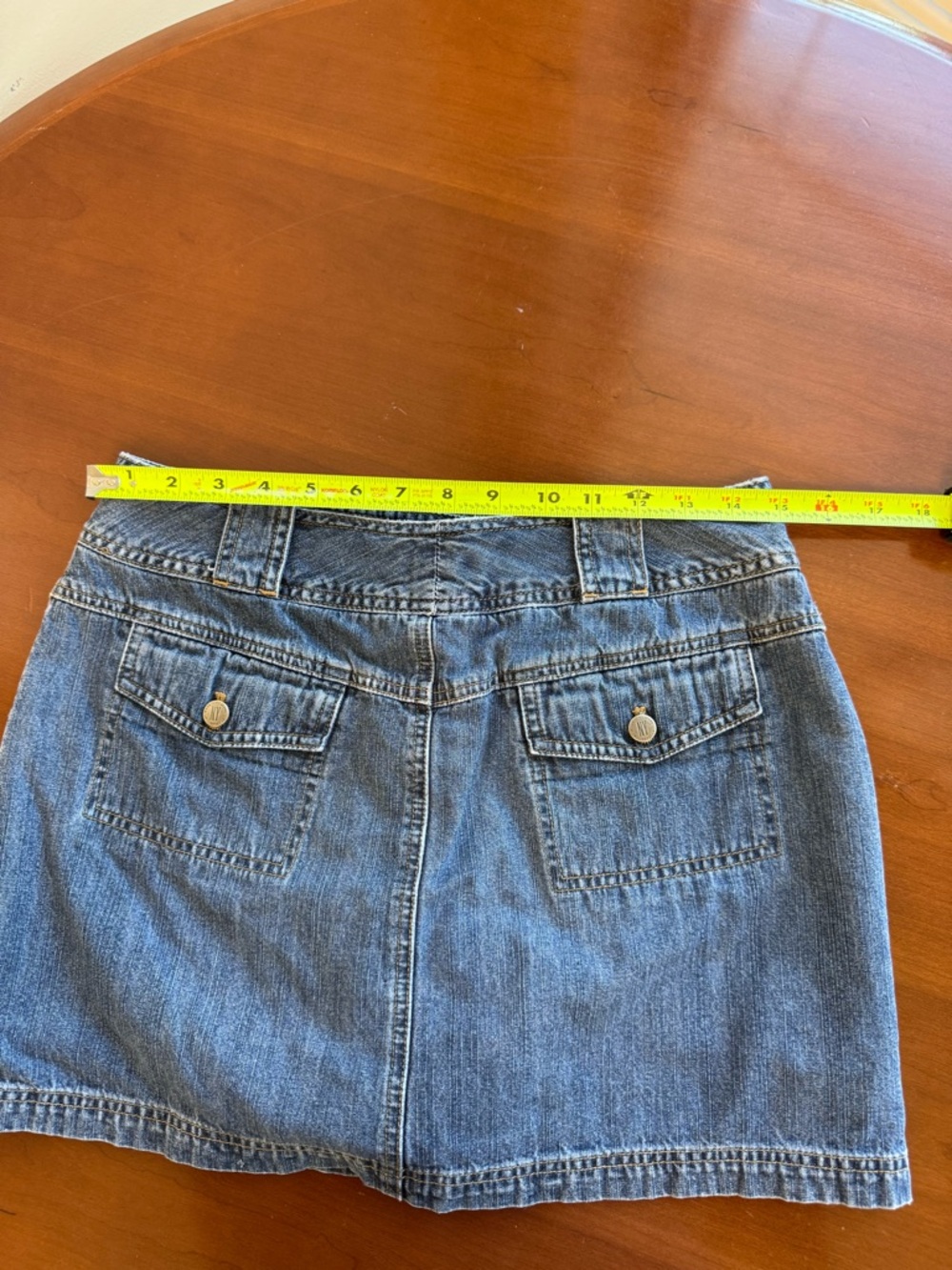 New York & Company Light Blue Denim Mini Skirt - Picture 5 of 6